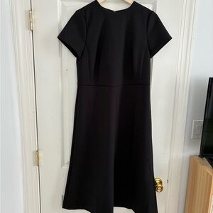 Ann Taylor Classic Black Midi Dress